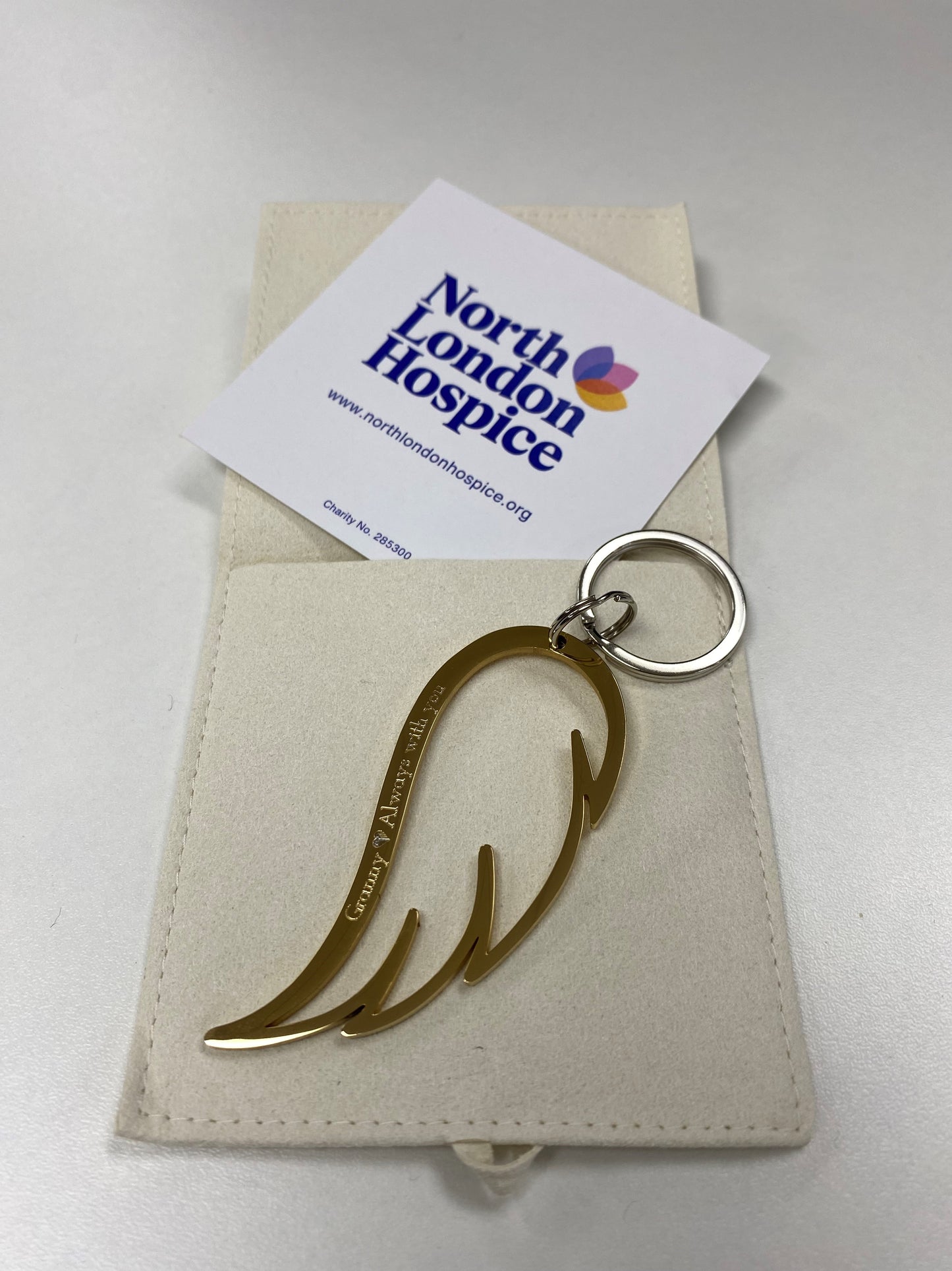 Angel Wing Keyring