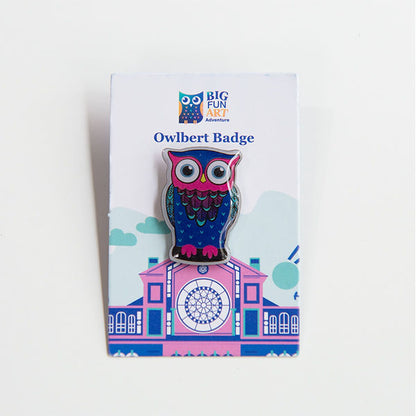 Owlbert Pin Badge