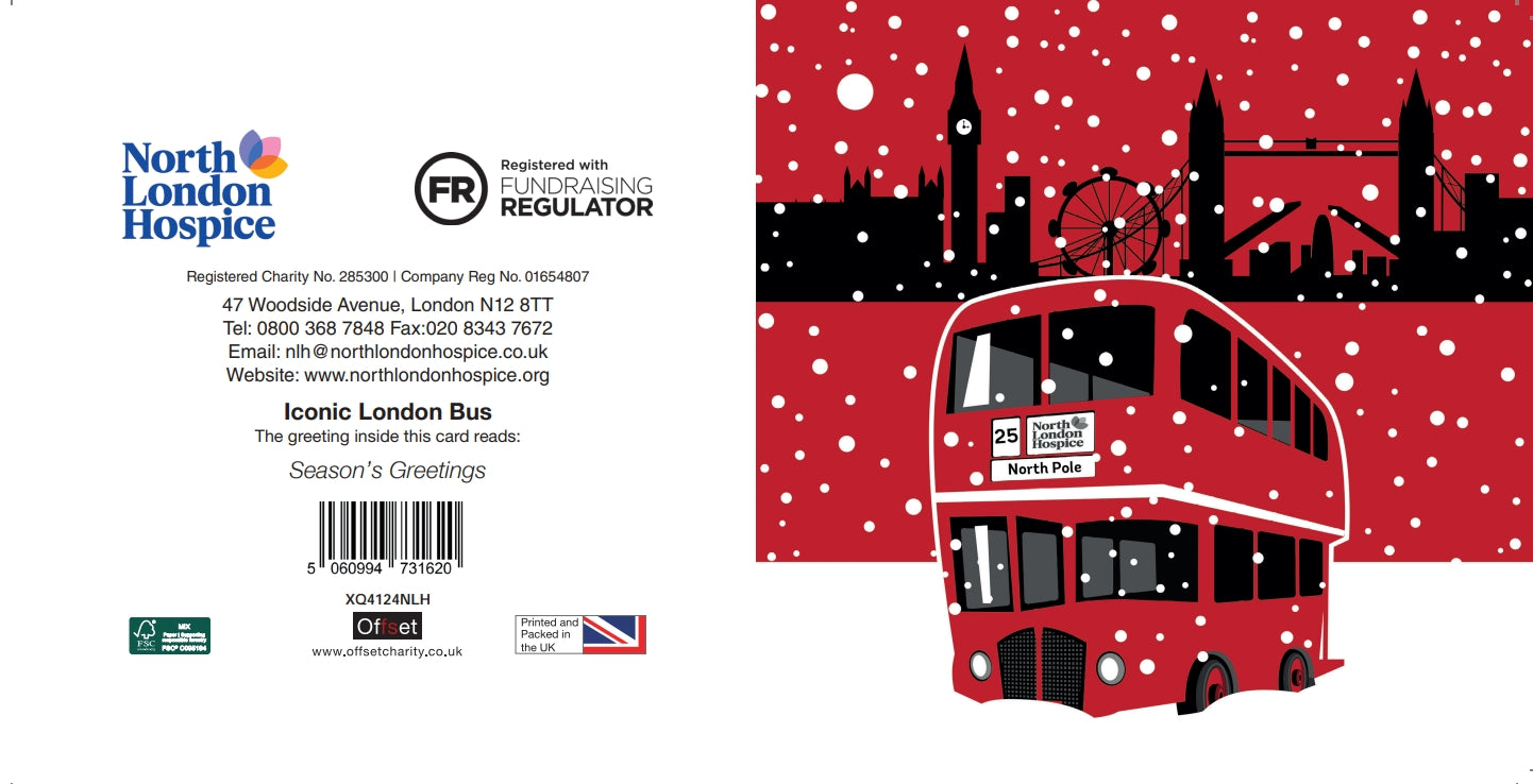 Iconic London Bus Card