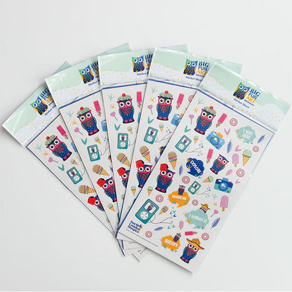 Big Fun Art Adventure Sticker Sheets